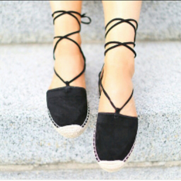 GAP Suede Espadrille Black, Blue, Pink NEW - Picture 3 of 8